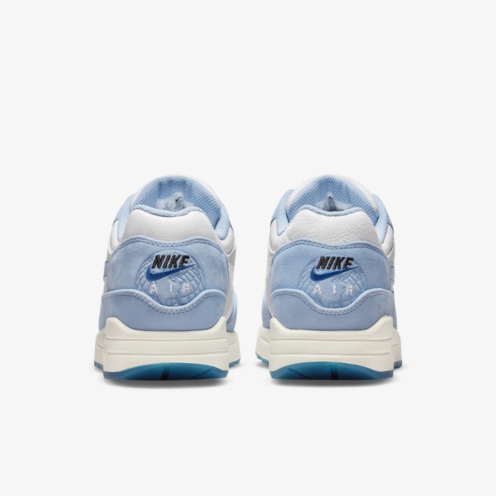 nike air max 1 blue white